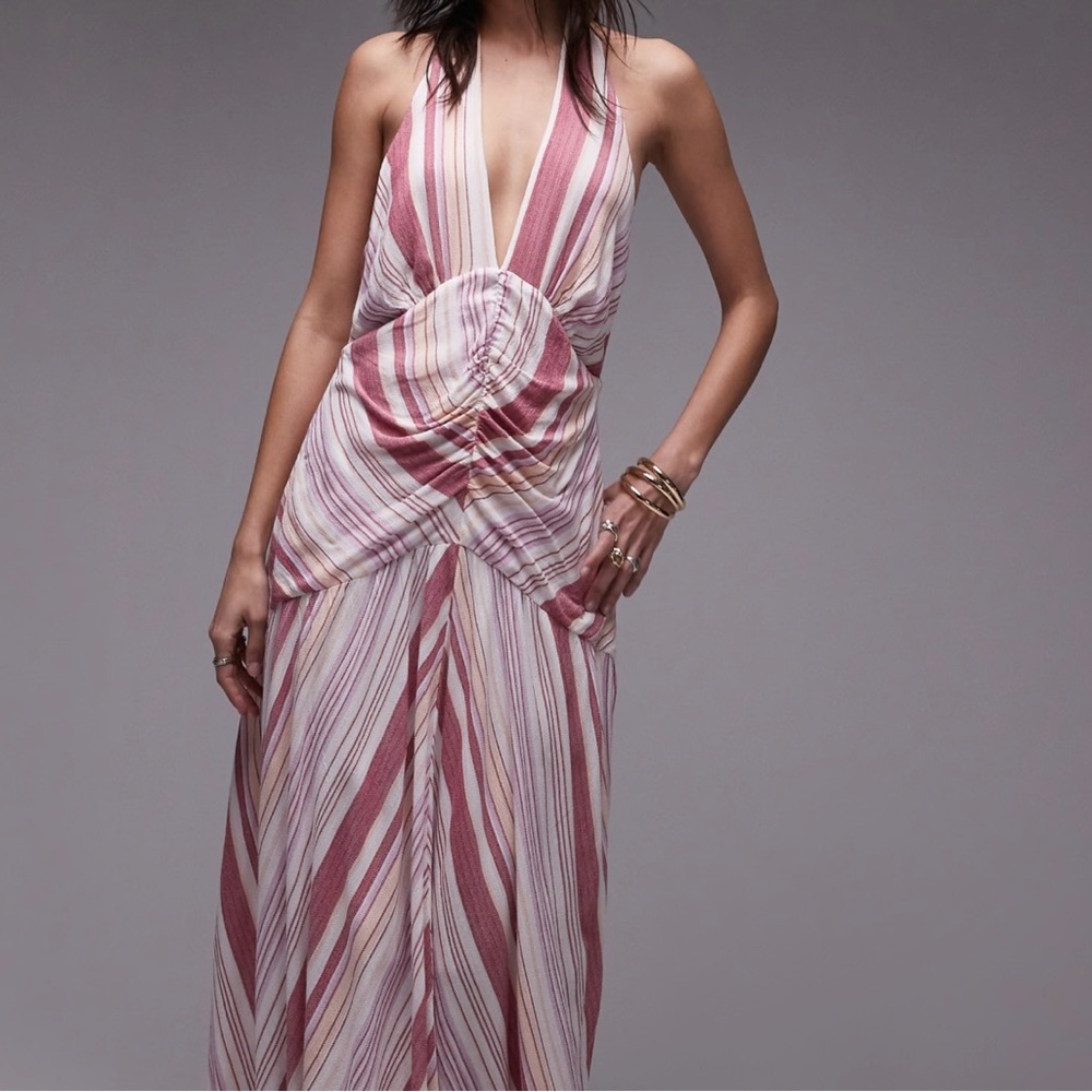 Topshop Multicolor Striped Top